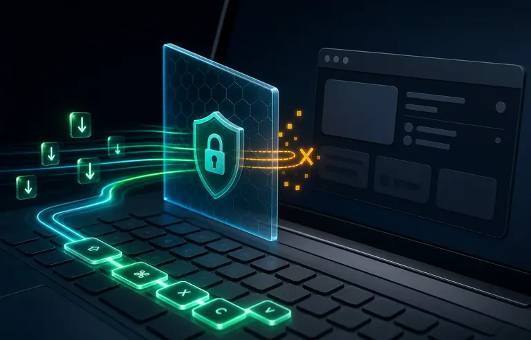 Protection against keystroke tracking